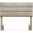 thumbnail image 1 of Pemberly Row Modern / Contemporary Queen Upholstered Headboard in Soft Beige, 1 of 14