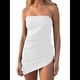 thumbnail image 1 of Tops de Tubo de Verano para Mujer 2025, Blusas de Moda Sin Tirantes Fruncidas para Salir, Conjuntos de Camisetas Bandeau Asimétricas. M, 1 of 8
