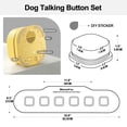 thumbnail image 7 of Mewoofun Dog Buttons for Communication, Dog Buttons Talking with Anti-Slip Mat, Pet Training Buttons Voice Recording Clicker with Include Training Manual for Cats and Dogs(6 Packs), 7 of 7