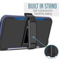 thumbnail image 2 of Pixel 6 Pro Case with Belt-Clip Holster, Heavy Duty Drop Protection Shockproof Protective for Google Pixel 6 Pro Case - Blue, 2 of 6