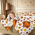 thumbnail image 5 of Erosebridal Cartoon Turkey 7-Piece Twin Bedding,Happy Thanksgiving Bedding Comforter Set,Brown,Reversible, 5 of 6
