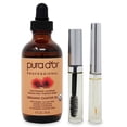 thumbnail image 1 of PURA D'OR Aceite de ricino orgánico (4 oz + 2 cepillos para pestañas y cejas precargados ADICIONALES) 100% puro, prensado en frío, suero de crecimiento libre de hexano Original Juego de 3 piezas, 1 of 5