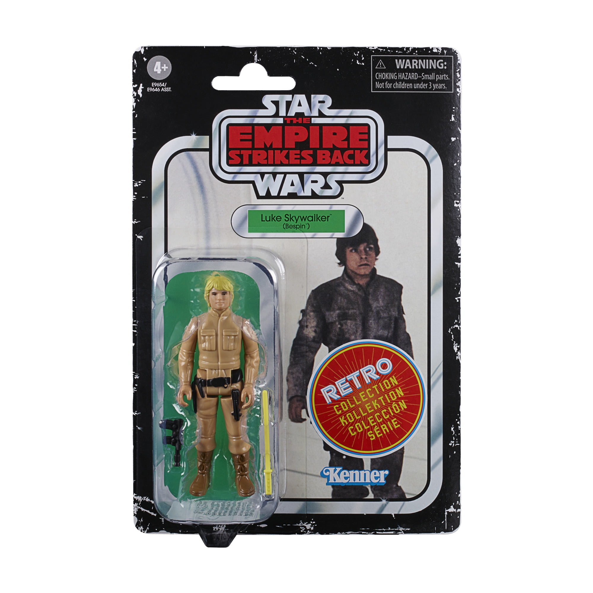 Kids Ages 4 and Up Toy 3.75-inch Scale Star Wars: The Empire Strikes Back Action Figure Bespin Star Wars Retro Collection Luke Skywalker