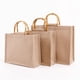 thumbnail image 4 of Compras Portátil Bolsa De Compras De Yute Bolsa De Asas Impermeable Para Compras Invitado De Boda Yuarrent HA043150-03, 4 of 6