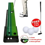 Perfect Practice Putting Mat Compact Edition, 8', Crystal Velvet ...
