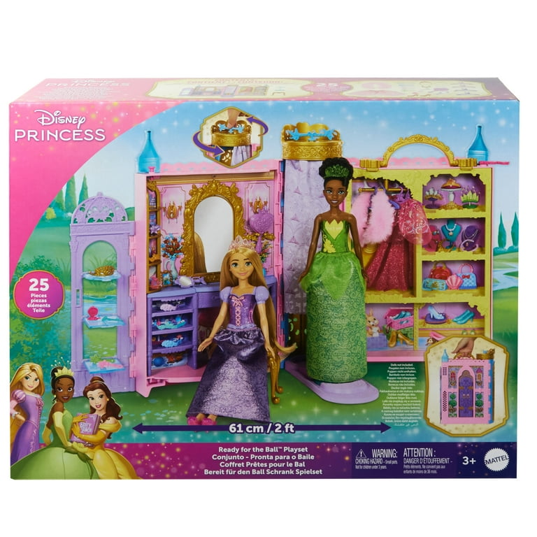 Disney Princess Ready for the Ball Closet Playset with Fashions