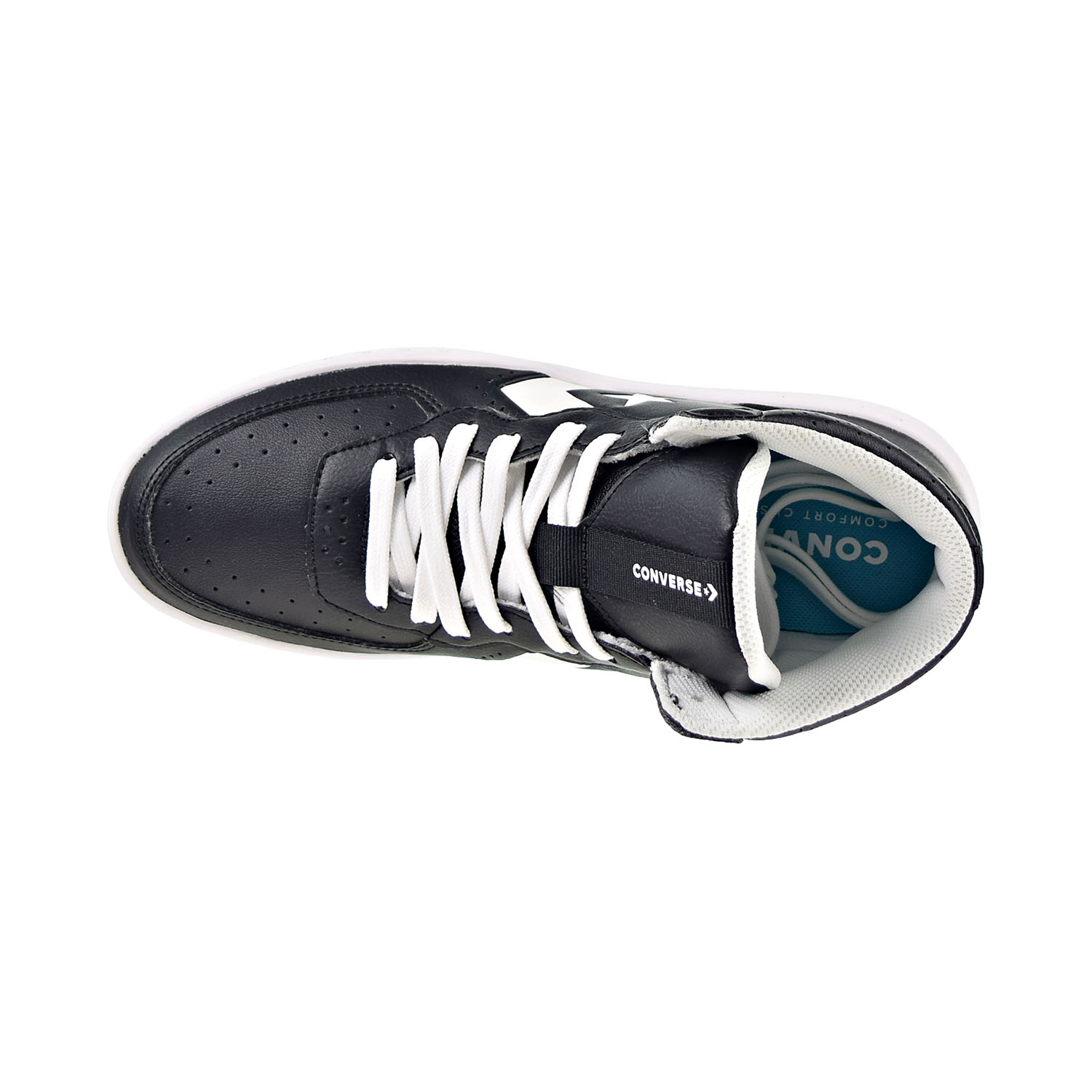 Converse Rival Mid Men's Shoes Black-White 164891c - image 5 of 6