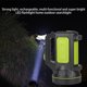 thumbnail image 4 of Matsuzay Linterna recargable para acampar impermeable al aire libre reflector senderismo pesca luz de trabajo de emergencia con luz lateral Electrónica sin luz lateral, 4 of 6