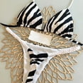thumbnail image 4 of New Women's Bikini Split Print Swimwear Fashion G-string Beach Holiday, 4 of 10