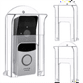 thumbnail image 5 of 2Pcs Transparent Plastic Doorbell Rain Cover Doorbell Waterproof Protector Doorbell for Ring 1/2/3/4/Pro/Pro 2/, 5 of 6