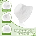 thumbnail image 3 of Uxcell Mini Bucket Hats for Dolls, White 3 x 2 Inch Miniature Doll Hats for Crafts Party Ornaments DIY Doll Dollhouse Hair Accessory Snowman Decoration, 3 of 6