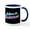 White/Navy Inside, variant on CafePress - MLP Retro Neon Believe In Unicorns Mugs - 11 oz Ceramic Mug - Novelty Coffee Tea Cup
