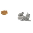 thumbnail image 1 of Cestas de almacenamiento,Cestas de almacenamiento de cocina tejidas con asas hechas a mano,Cestas de pan redondas Bandejas para servir Rectángulo,Figura de escritorio,Estatua de gato,linda, 1 of 8