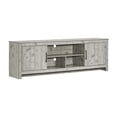 thumbnail image 1 of Monarch Specialties - Tv Stand, 72 Inch, Console, Media Entertainment Center, Storage Cabinet, Living Room, Bedroom, Rustic Grey Laminate, Transitional, 1 of 5