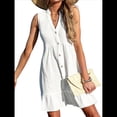 thumbnail image 2 of Traje de Baño para Mujer, 100% Algodón, con Dobladillo con Volantes, para Playa L, 2 of 9