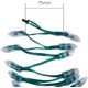 thumbnail image 4 of Píxeles LED direccionables, LED direccionables individualmente, juego de 50 cables verdes, silicona resistente a la intemperie, programable con controlador para una amplia aplicación en logotipos,, 4 of 6
