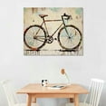 thumbnail image 2 of COMIO  Mountain Bicycle Canvas Prints Wall Art - Vintage Bike Decor Large  Bike Paintings Framed for Living Room Wall Decorations,, 2 of 4