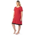 thumbnail image 6 of Fruit of the Loom Women's Soft and Breathable Pajama Sleepshirt, Sizes S-5X, 6 of 7