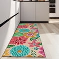 thumbnail image 4 of Pioneer Flower Floral Print Pattern Kitchen Rug Mat,Kitchen Runner Rugs Non Skid Washable,Decorative Kitchen Floor Mats for Kitchen,Sink,Laundry,17"X47", 4 of 5