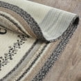 thumbnail image 6 of VHC Brands Floral Vine Jute Rug/Runner Oval w/Pad 24x78, 6 of 7