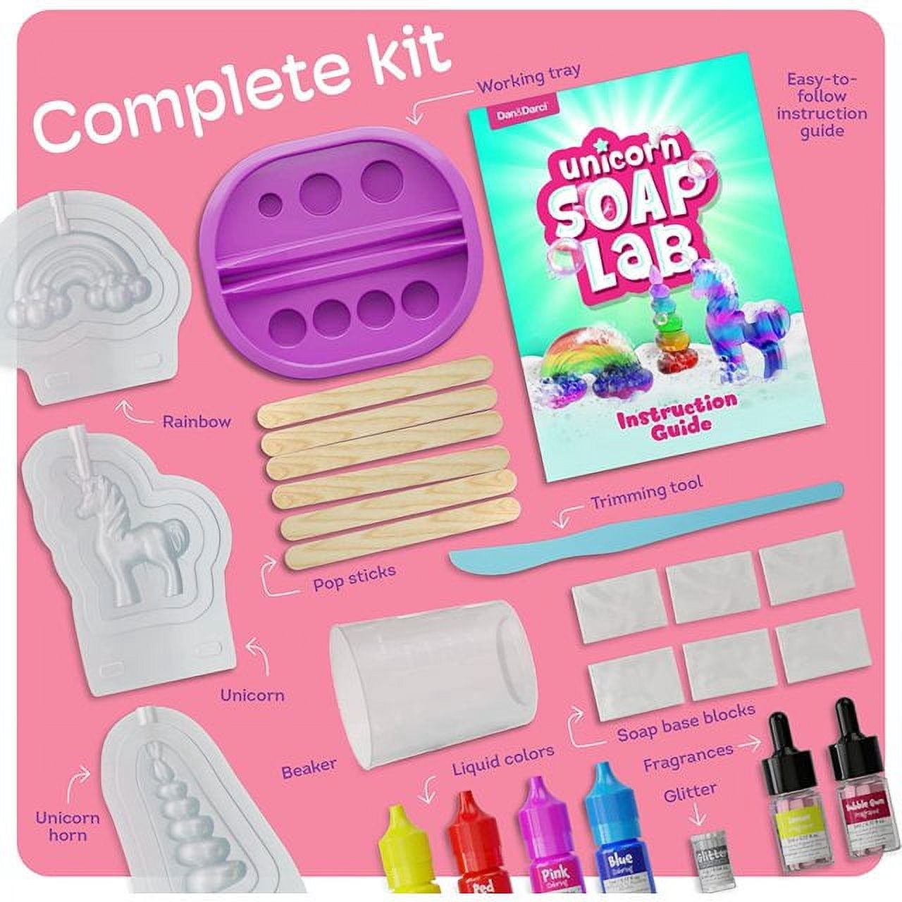 Dan&Darci Unicorn Soap Lab Multicolor Do-It-Yourself Soap Making Kits