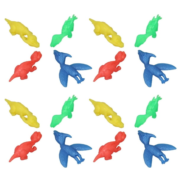 Tirachinas de juguete para dedos, 100 piezas Tirachinas de juguete para dedos con forma de animal Tirachinas de juguete para dedos con forma de dinosaurio Rendimiento inigualable