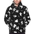 thumbnail image 4 of Hoodies for Men - ghost halloween bat Long Sleeve Comfrt Men'S Fashion Hoodies & Sweatshirts, Sweatshirts for Men Hoodies Pullover Clothing Clothes with Pouch, 4 of 7