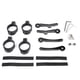 thumbnail image 2 of 1.5 ‑1.6in Motorcycle Headlight Mount Bracket Fork Tube Headlamp Turn Signal Clamp Fit for Yamaha(Black ), 2 of 5