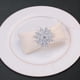 thumbnail image 5 of JM Juego de 12 servilleteros plateados, servilleteros de cristal con diamantes de imitación de lujo para bodas, cumpleaños, fiestas, Pascua, Navidad, vacaciones con caja de regalo, plateado JM, 5 of 5
