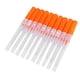 thumbnail image 3 of 10 piezas de agujas desechables estériles para piercing corporal para nariz, oreja, labio (naranja 14G), 3 of 9