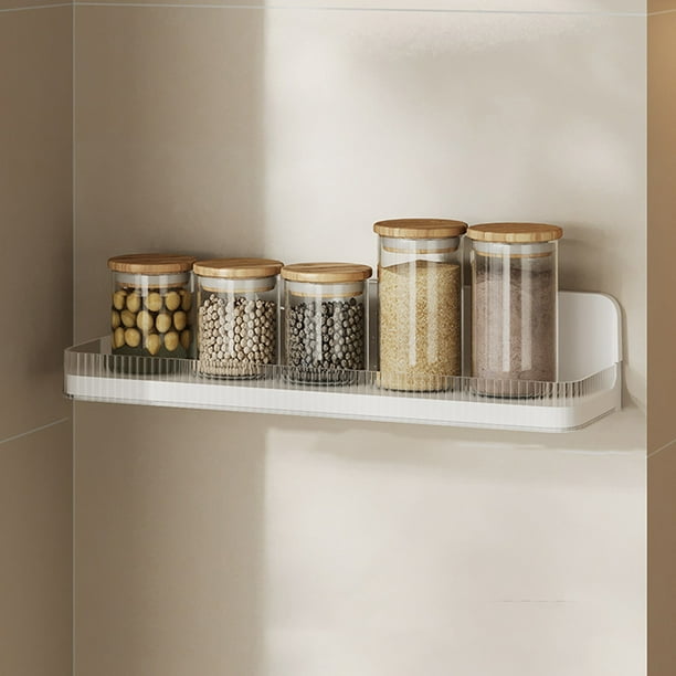 1 Semi Transparent Storage Box For Wall Mounted Vegetable Knife Rack Wall Mounted Kitchen Spice Rack Storage Rack Spice Rack Storage For Kitchen Cabinet Doors