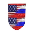 thumbnail image 7 of Russian America Flag Garden Flag Double Sided Small Flag Yard Home Decorative Flags Banner 12.5 x 18 Inch Square, 7 of 7