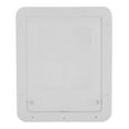 thumbnail image 2 of Puerta mosquitera corrediza para mascotas, perros pequeños y gatos, con solapa magnética y ventilación, color blanco, grande, 2 of 14