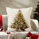 thumbnail image 5 of Xihbxyly Fundas de Almohada Navideñas, Decoración Festiva Navideña, Poliéster Suave, Elegante Cierre de Cremallera, Acogedor Ambiente Invernal, Decoración para Sofá de Sala de Estar, Tamaño 45 X 45 C, 5 of 6