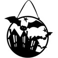 thumbnail image 1 of Jinsinto Halloween Hanging Welcome Sign Door Welcome Sign Hanging Ornament, 1 of 5
