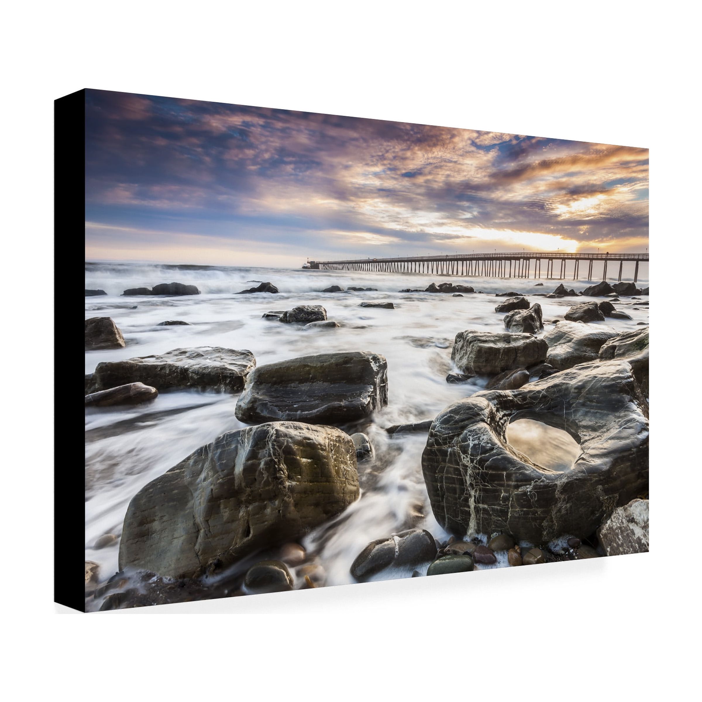 Chris Moyer 'Goleta Shores' Canvas Art