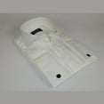 thumbnail image 3 of Men Sateen Cotton Blend Shirt Manschett Quesste Turkey Slim Fit 4130-02 Ivory, 3 of 7