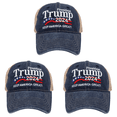thumbnail image 1 of Trump 2024 Béisbol Ajustable Casual Golfs para Hombres Mujeres (Oscuro) Azul, 1 of 6