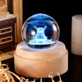 thumbnail image 4 of Amdohai Crystal Ball Music Box Rotating Luminous LED Light Box, 4 of 8