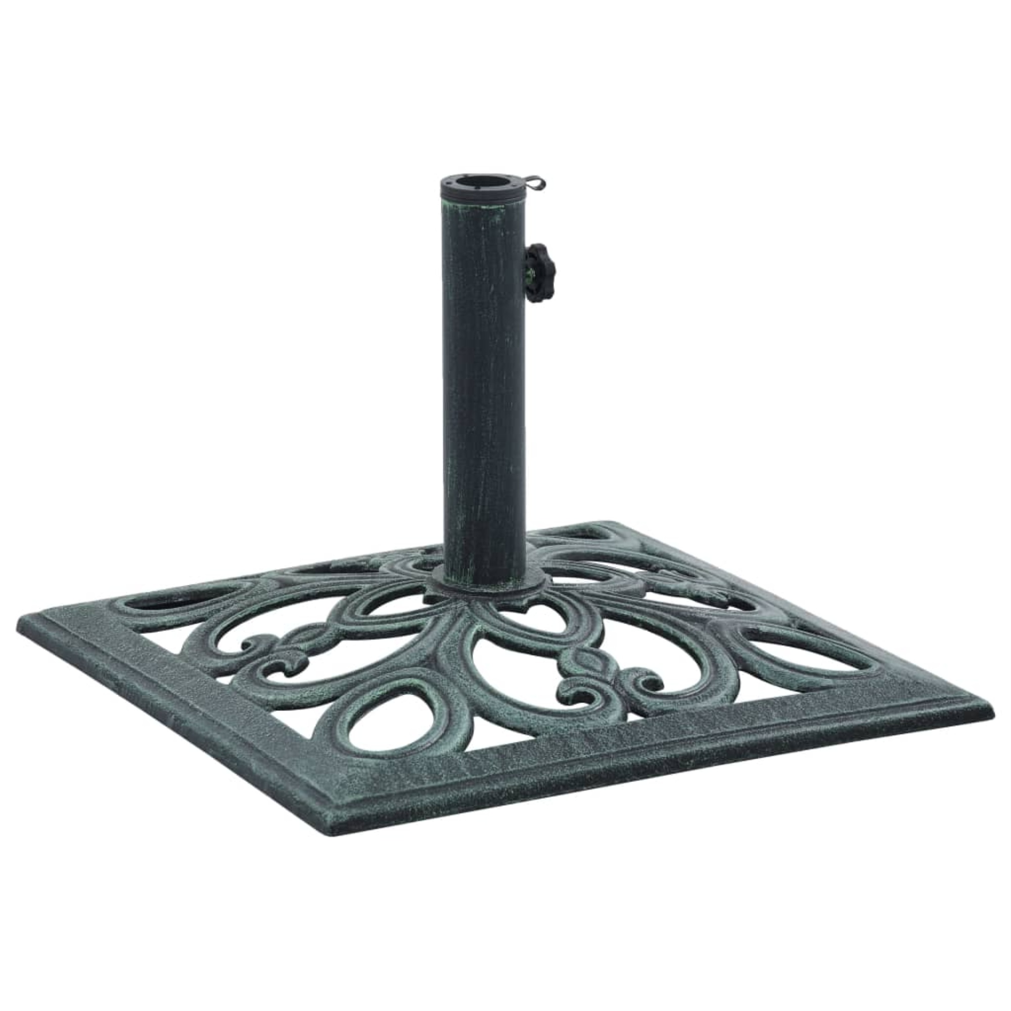 Casafoyer Umbrella Base Green 26.5 lbs 19.3" Cast Iron
