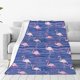 thumbnail image 1 of Balery Flamingo Manta de Felpa Suave y Acogedora – Cobija de Franela Aterciopelada para Cama, Lavable y Cálida para Sofá, Mascotas, Transpirable-60"x50", 1 of 7