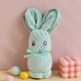 thumbnail image 2 of Tyidzon Easter Bunny Hand Towels, Premium Soft Towels for Bathroom, Rabbits Shaped Face Towels for Easter Gifts Wedding Baby Shower(Green, 14x30"), 2 of 3