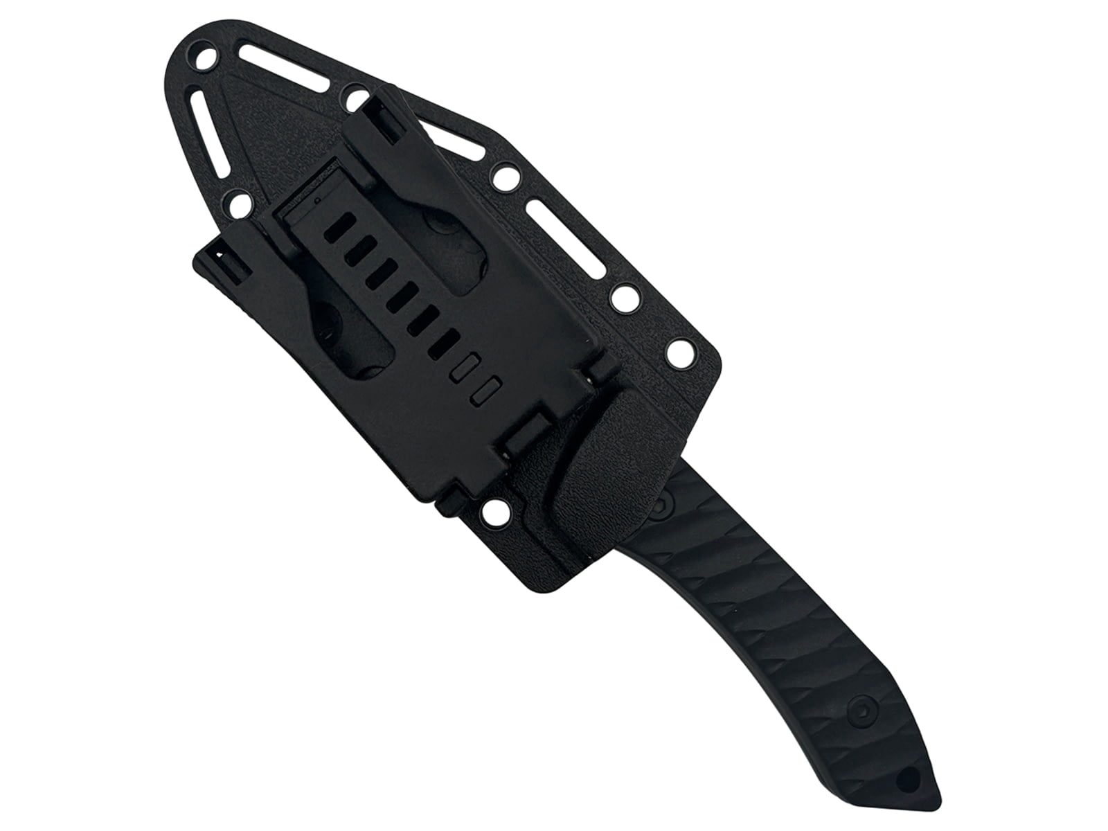 Takumitak Asym Fixed Blade Knife, 4.45 in Blade , 3cr13, Black