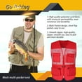 thumbnail image 3 of Toystoory NERIES chaqueta de pesca de verano con bolsillos delanteros chaleco profesional de varios tamaños chalecos de abrigo para hombres accesorios Type2 NO2 Toystoory OD003201-04, 3 of 6