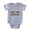 Heather Grey, variant on CafePress - FIN Make Mine Chocolate - Cute Infant Baby Football Bodysuit