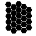 thumbnail image 1 of 24 Pieces Home Wall Sticker Exquisite Creative Rooms Decors Room Decor Aesthetic Decor Background Stickers Mirror Surface Decal Black, 1 of 7