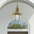 thumbnail image 4 of Livex Lighting 1 Light Antique Brass Outdoor Lantern, 4 of 5