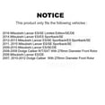 thumbnail image 2 of Transit Auto Front Rear Disc Brake Rotors and Ceramic Pads Kit for Car Mitsubishi Lancer Dodge Caliber K8T-101037, 2 of 11