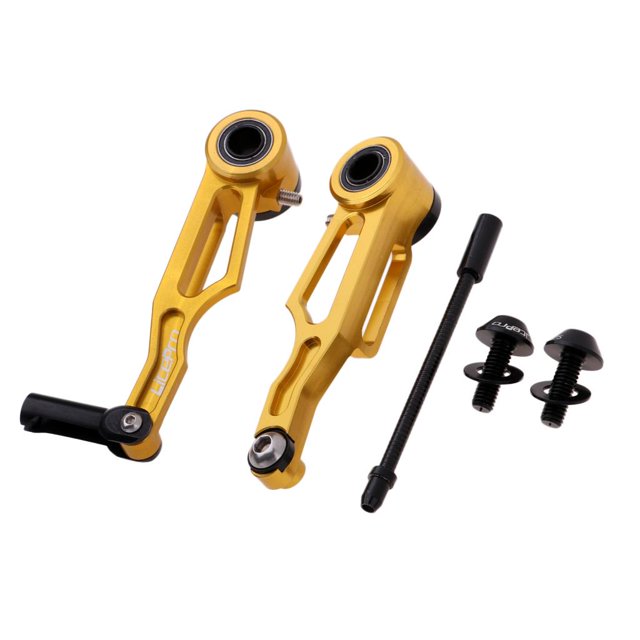 Freno En V Ajustable MTB Bicicleta Plegable Corto Y Largo Palanca De Freno De Bicicleta Carcasa Del Cable - Ligero Y Duradero corto dorado Macarena Freno en V para bicicleta