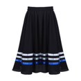 thumbnail image 1 of Filles Jupe de Danse Jupe Longue Ballet Wrap Jupe Rayures Maxi Jupe Robe de Danse pour Ballet Danse, 1 of 5